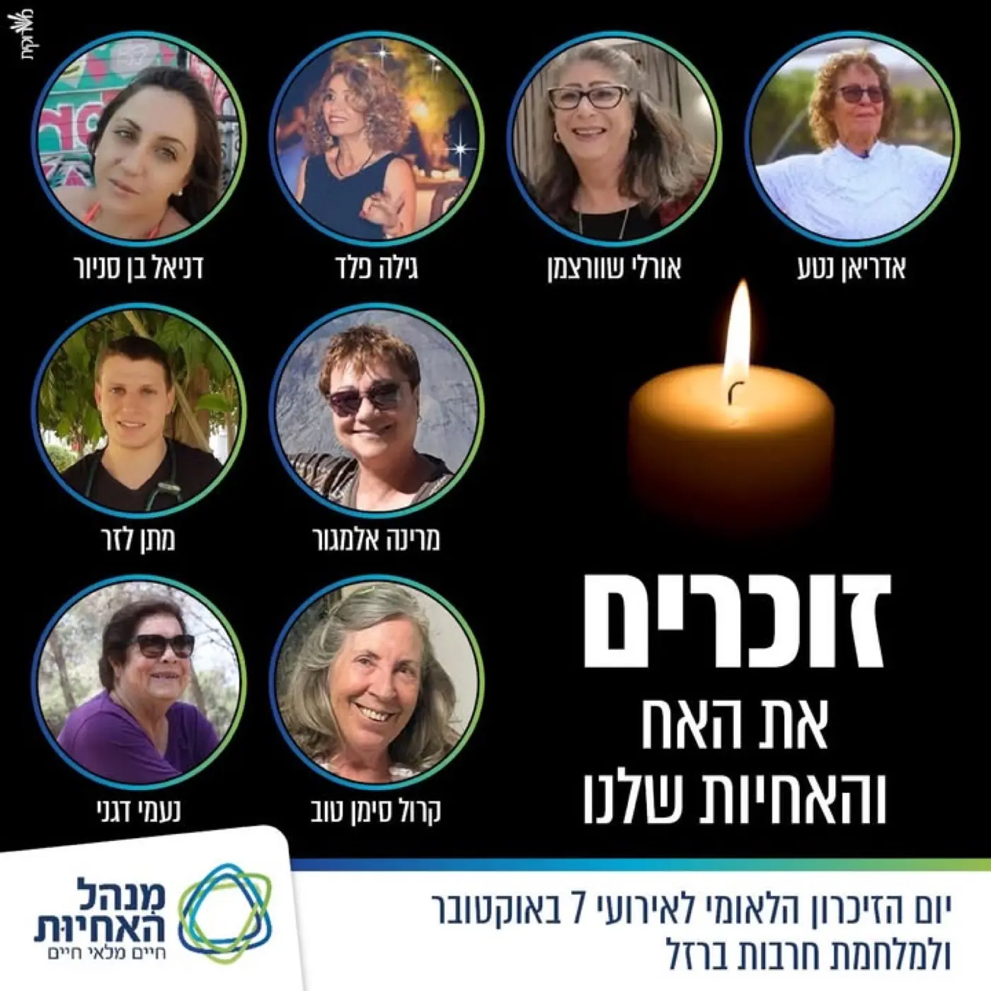 Wolfson School of Nursing — A memorial event graphic headlined Remembering our male nurse and our female nurses